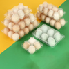 Transparent disposable egg packaging box egg tray Plastic thickened egg box blister inner tray egg tray wholesale
