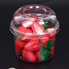  Transparent plastic takeout container, disposable flip-top dessert container with lid, suitable for salad, pasta, sandwiches