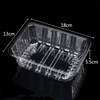 Transparent disposable PET plastic fruit supermarket fruit and vegetable packaging box