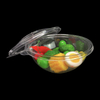 Disposable Round Fruit Box Transparent Plastic Boxes With Lid Sealed Fresh For Packaging Fruit&Vegetable Salad