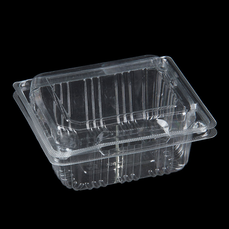 Customizable Disposable PET Fruit Box For Fruit And Vegetables Transparent Food Packaging