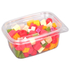 High Quality Transparent PET Plastic Container dry fruits box packaging fruit cake packing