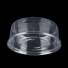 Hot affordable PET can be customized round cake large capacity tray plastic packaging box