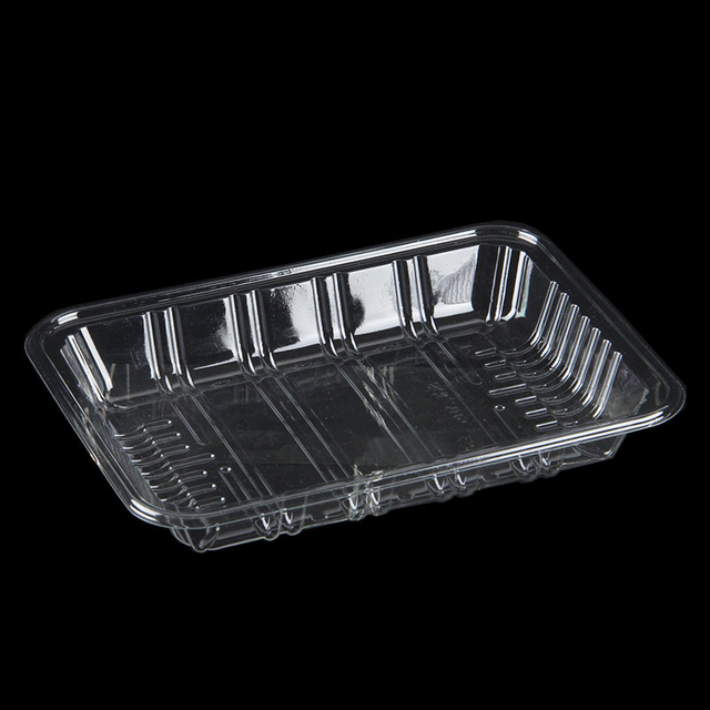 Clear PET Plastic Tray for Blister Storage Supermarket Use with Embossing Printing Clear Plastic plastic food box seal pack