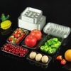 PET disposable plastic food-grade fresh tray thickened supermarket fruit and vegetable packaging box