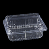 Recyclable PET Transparent Clear Plastic Rectangle Fruit Box Food Packaging