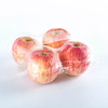 Custom Plastic Apple-Shaped Clamshell with 4 Dividers Fresh Fruit and peach Packing Container