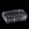 Recyclable PET Transparent Fruit Box For Packing Disposable Food Plastic Containers