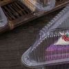 Transparent Triangular Box Healthy PET Material Cake Box Disposable Dessert Boxes Clamshell Food Packaging