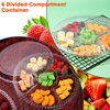 PET material environmentally friendly disposable fruit and vegetable divider box