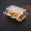 Wholesale Disposable Cake Box PET Food Grade Material Transparent Dessert Box Clamshell Plastic Box Packaging