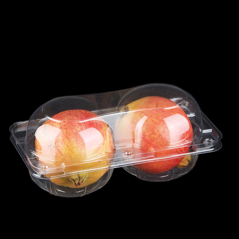Two compartment PET box structural display