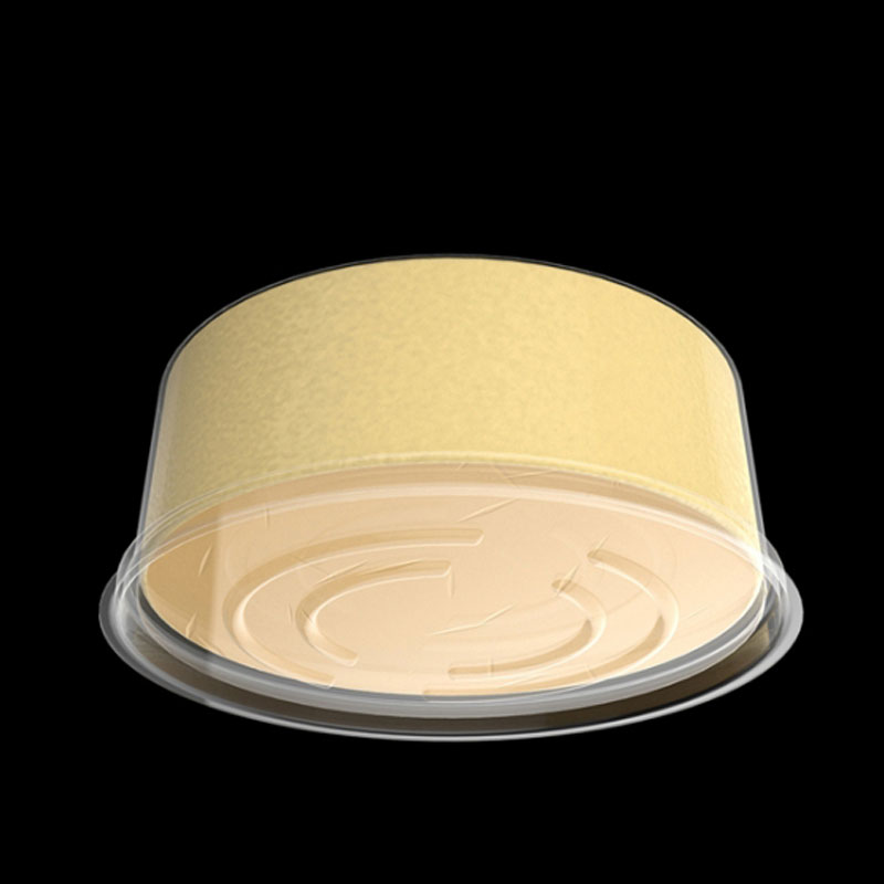 Structural engineering of round cake tray packaging